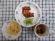 🎏５月２日給食とおやつ🎏