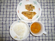 🌷２月１２日の給食とおやつ🌷