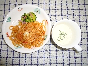 🌷２月１８日の給食とおやつ🌷