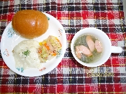 ⛄１２月１6日の給食とおやつ⛄