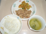 🐬７月４日給食とおやつ🐬