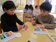 すみれ組だより☆彡節分製作